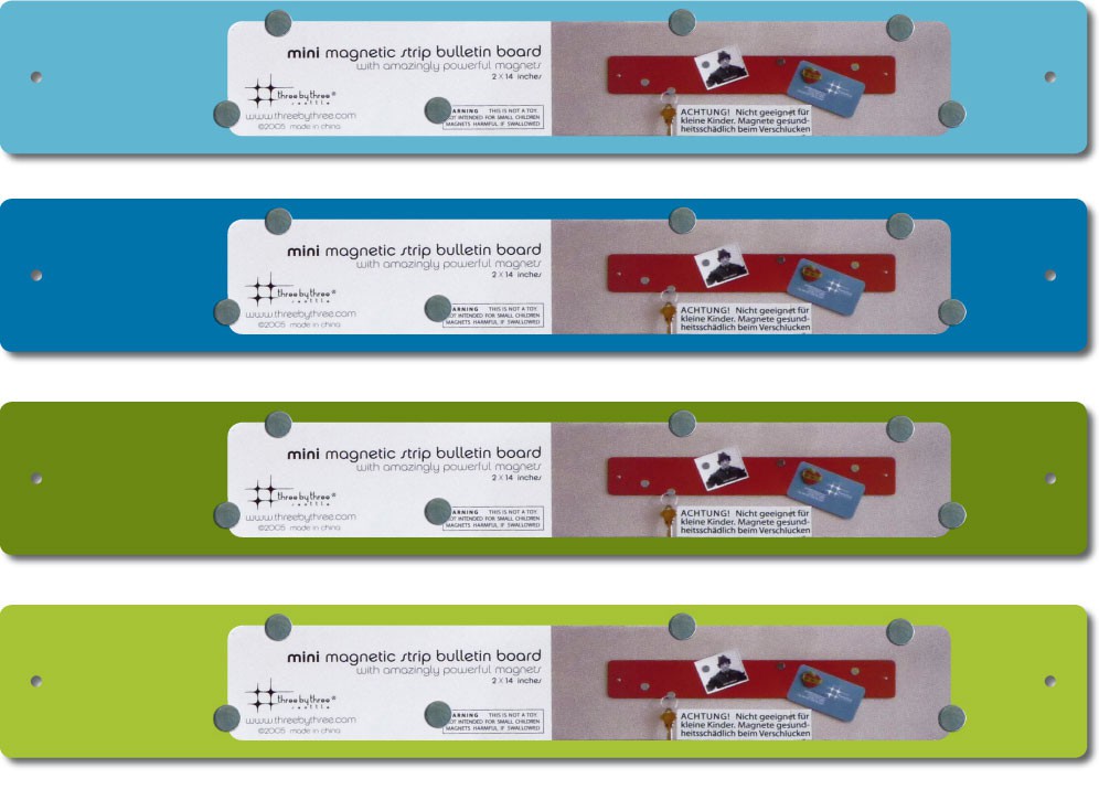 strip bulletin board 5cm x 35cm + 6 for the